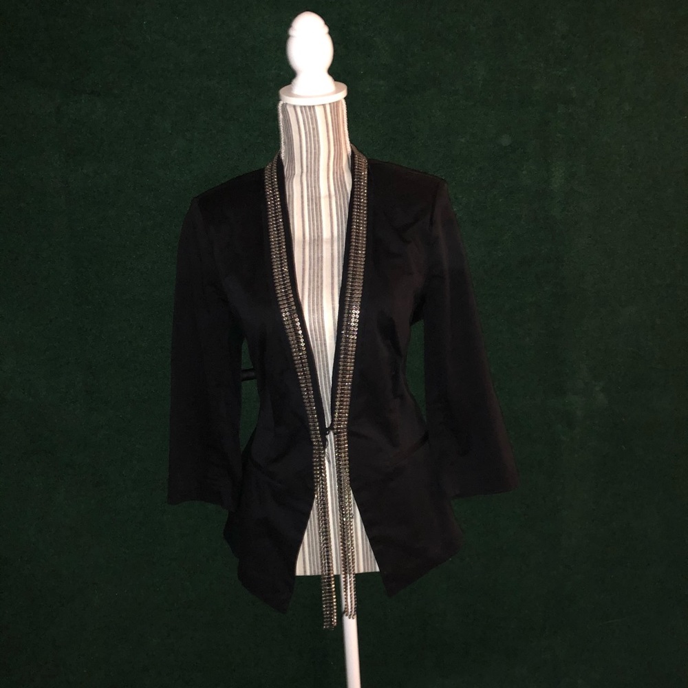 Black Blazer w/Sequence